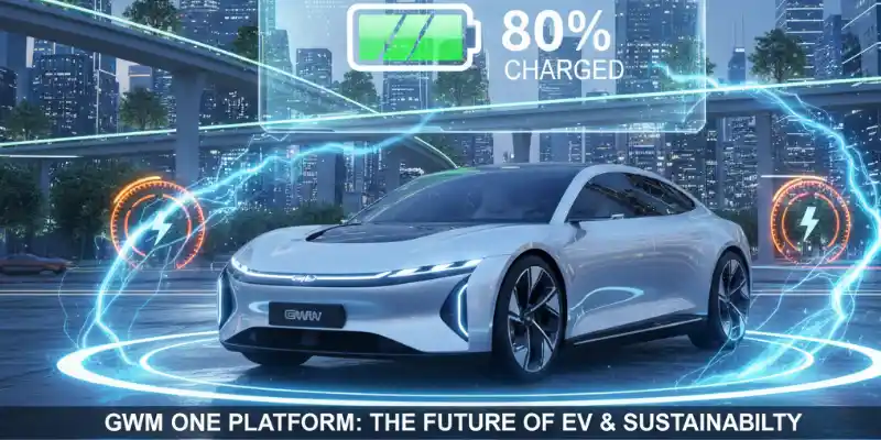 Futuristic GWM One Platform EV with 80% charge and fast charging