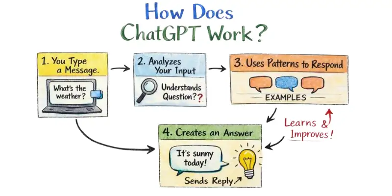 explaining how ChatGPT works, highlighting how it ensures safety and answering the question: Is ChatGPT safe?