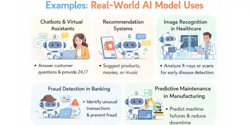  How to train AI for real-world applications like chatbots, healthcare, recommendations, and fraud detection.