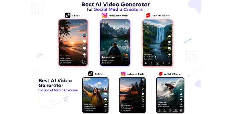 AI videos for TikTok Reels and Shorts