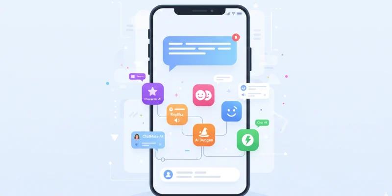 Mobile AI chat apps and Crush On AI alternatives for Android and iOS