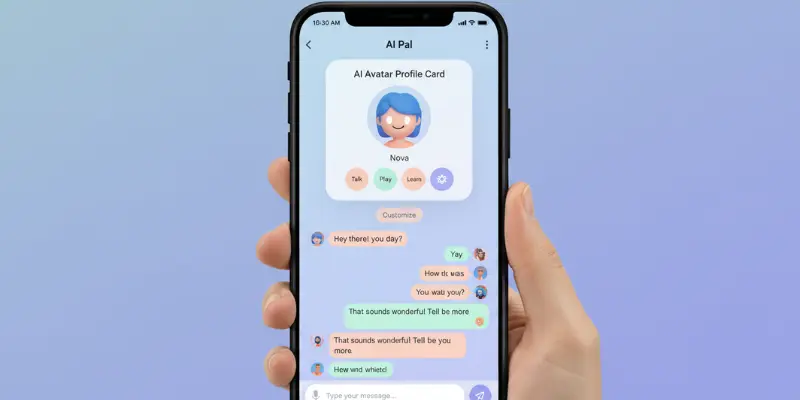 Candy AI mobile companion chat interface, used as juicychat ai alternatives
