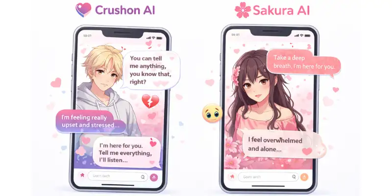  Mobile screen showing Candy AI, Talkie AI, and Muah AI chat