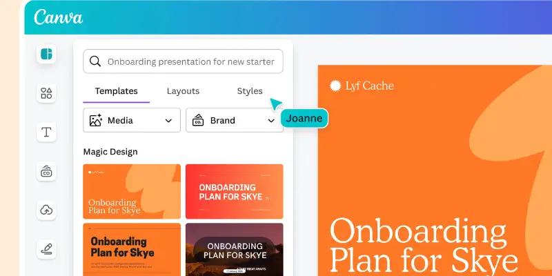 Canva presentation editor among gamma ai alternatives
