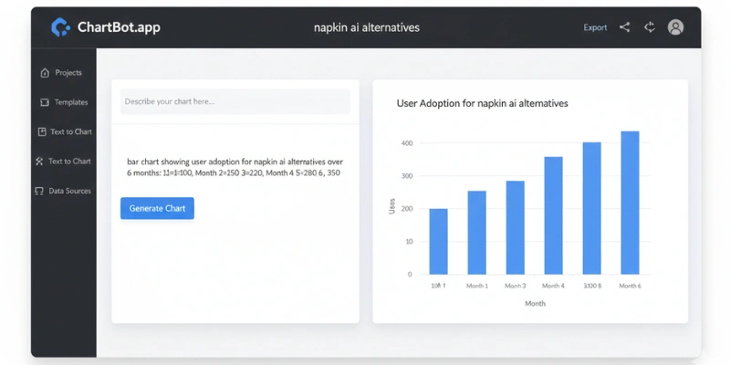 ChartBot chart maker for napkin ai alternatives