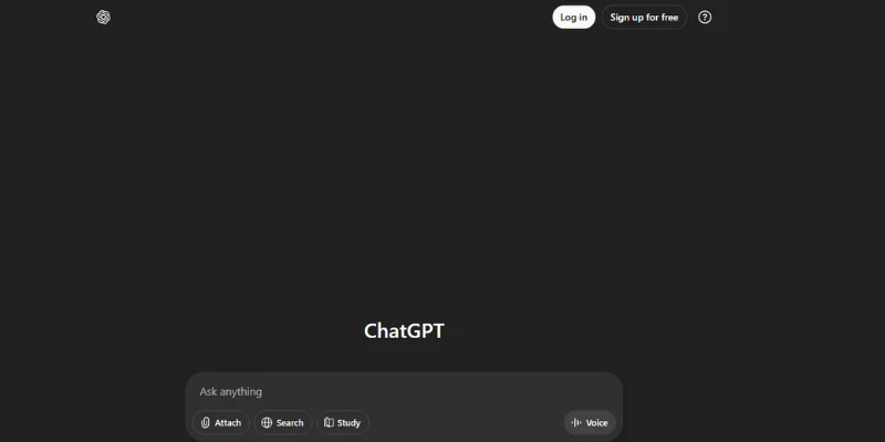 ChatGPT dashboard example for manus ai alternatives