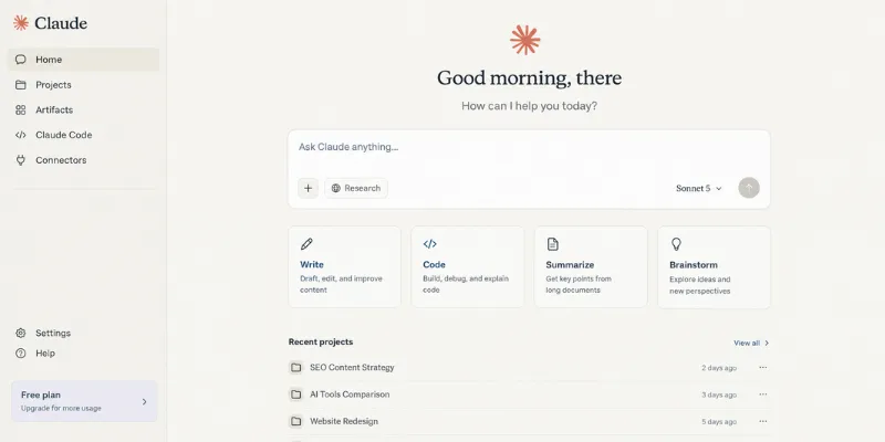 claude ai dashboard