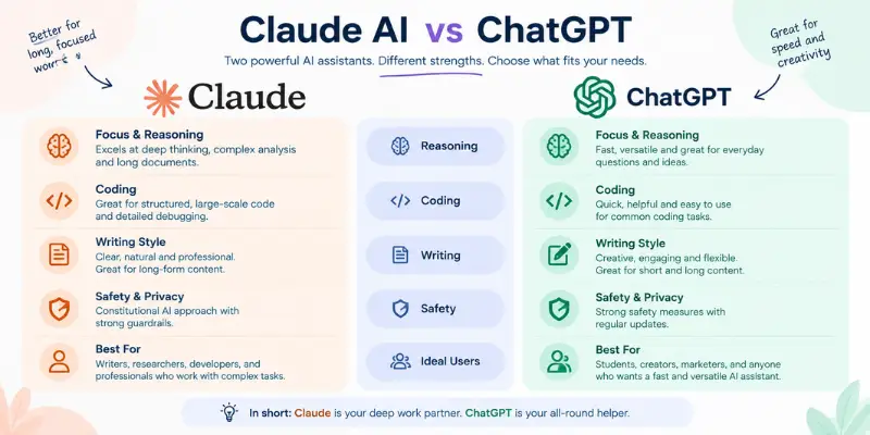 Claude AI review vs ChatGPT comparison