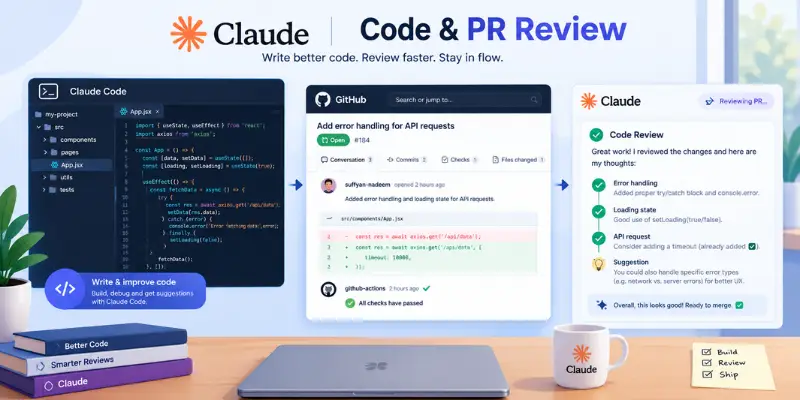  Claude AI review code and PR review