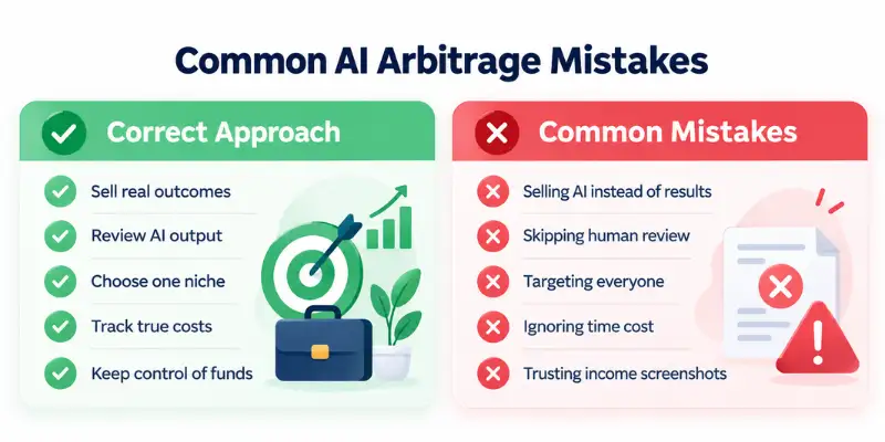 Common AI arbitrage mistakes to avoid
