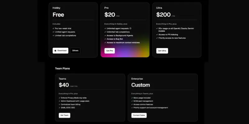 cursor ai pricing 