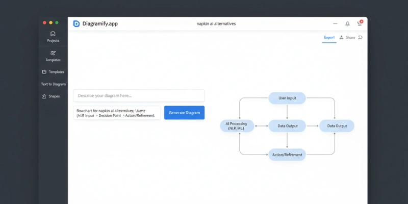 Diagramify diagram generator for napkin ai alternatives