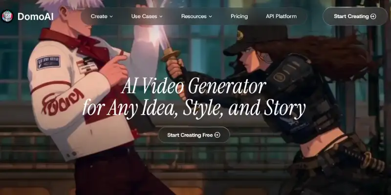 DomoAI video style transformation 