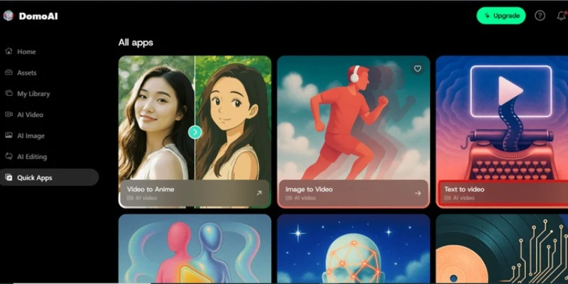 Domo AI video generator interface – creative kling ai alternatives
