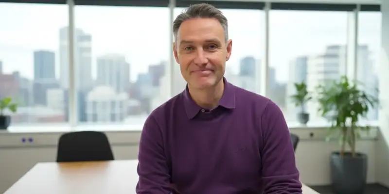 professional portrait man in office AI in workforce