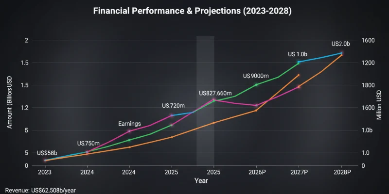 AI communications financial projections