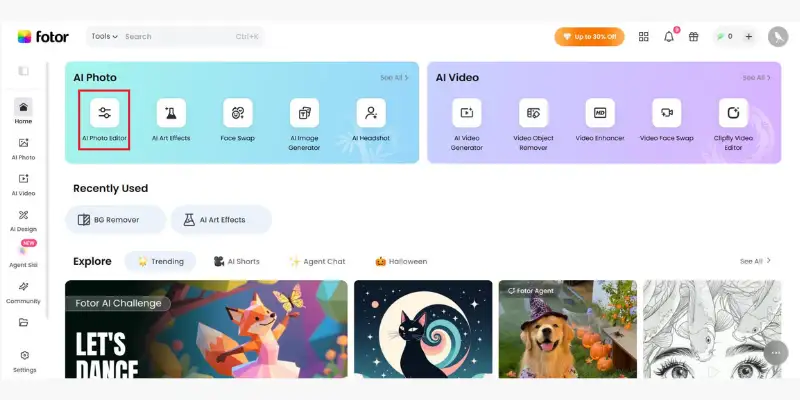 fotot ai interface