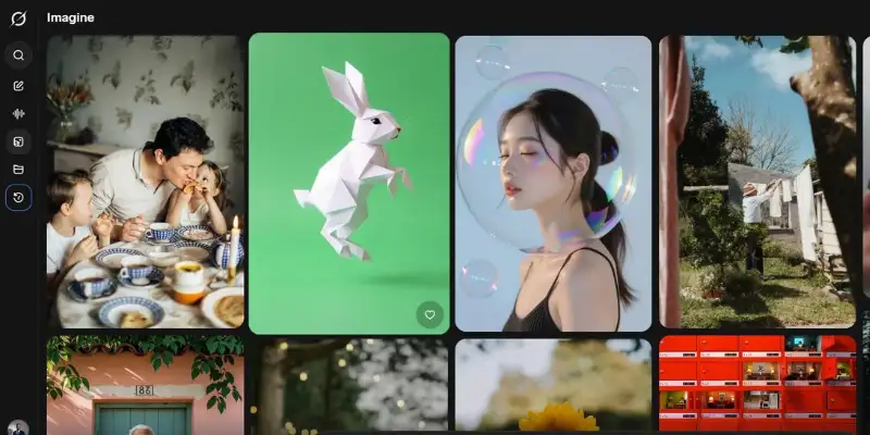 grok imagine ai video interface 