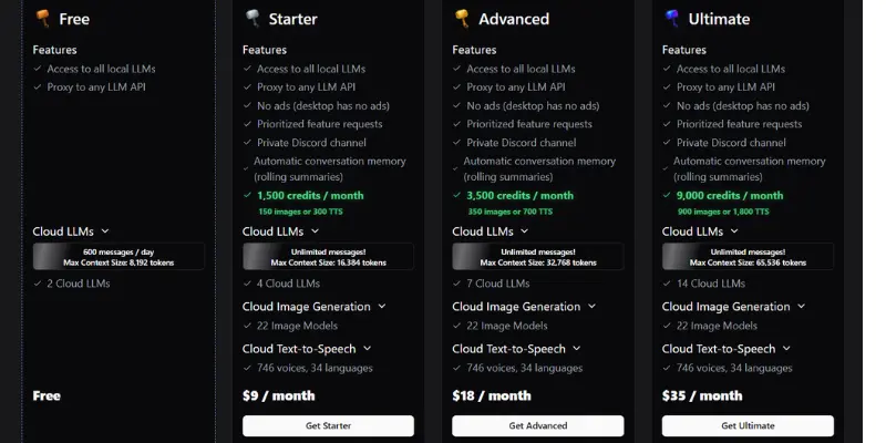 Hammer AI pricing plans