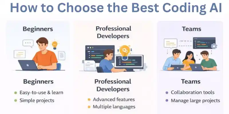 Coding AI tools for beginners, professionals, and teams