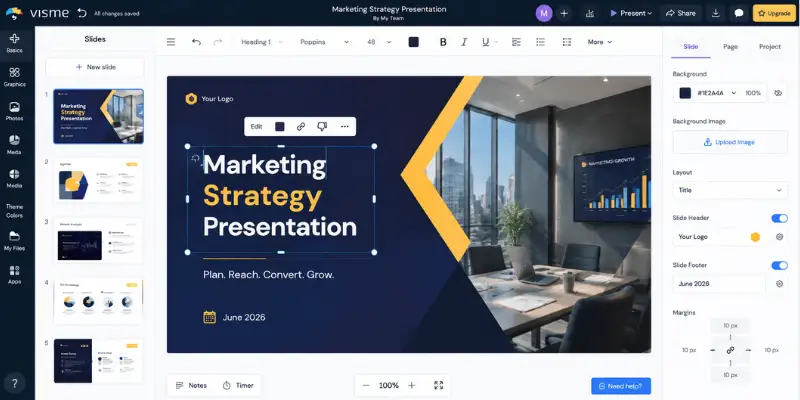 how to create a presentation 