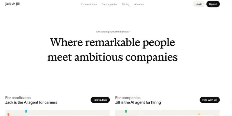 jack and jill ai dashboard