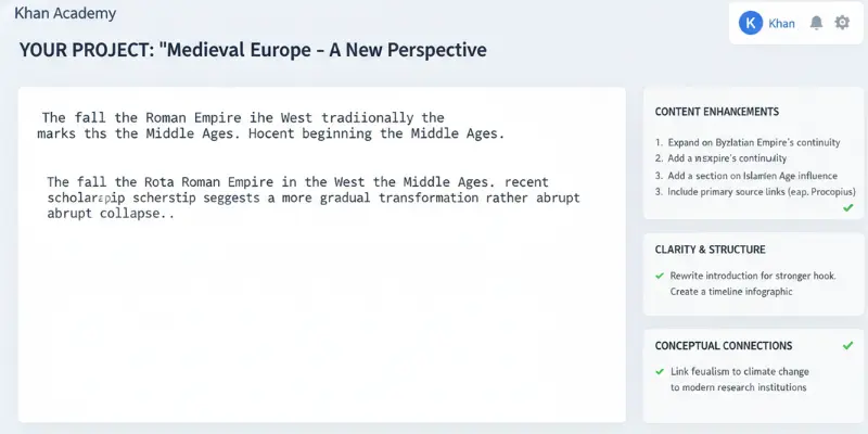 AI tools for students learning math and science with Khan Academy AI personalized exercises and hints