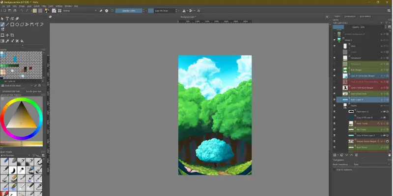 krita ai interface (photopea alterantives )