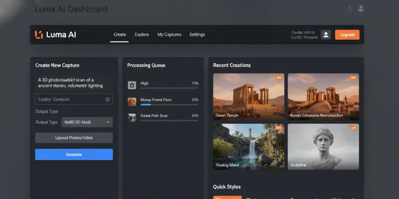  Luma AI Dream Machine cinematic video creation tool with smooth motion effects as a leading MotionMuse AI alternatives platform.
