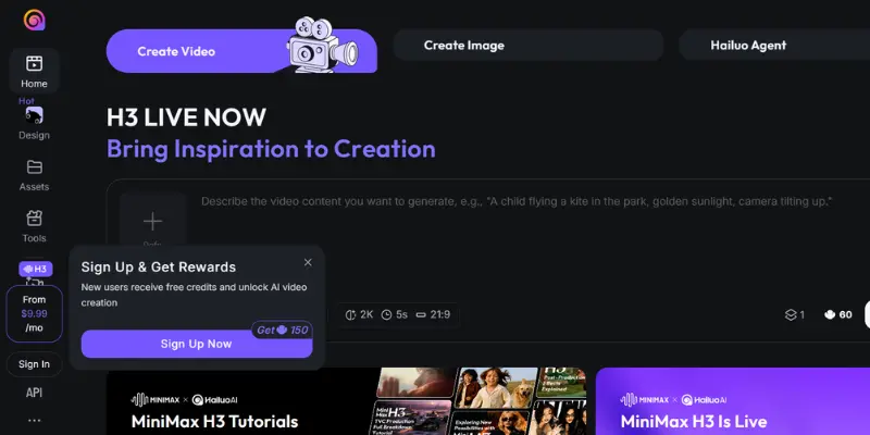  MiniMax Hailuo AI video generator 