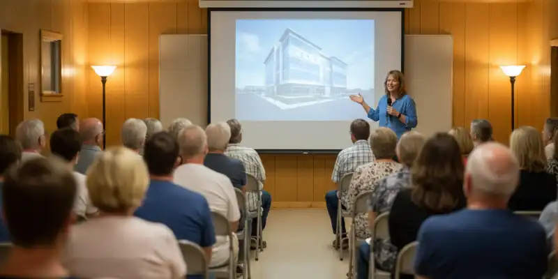Community hearing on ai data center project