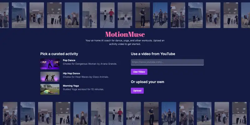 MotionMuse AI dashboard creating fast AI-generated videos – reliable invideo AI alternative for short-form conten