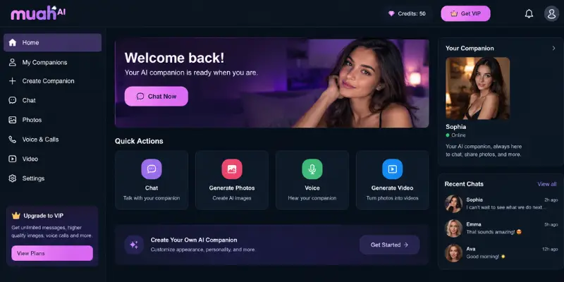muah ai dashboard
