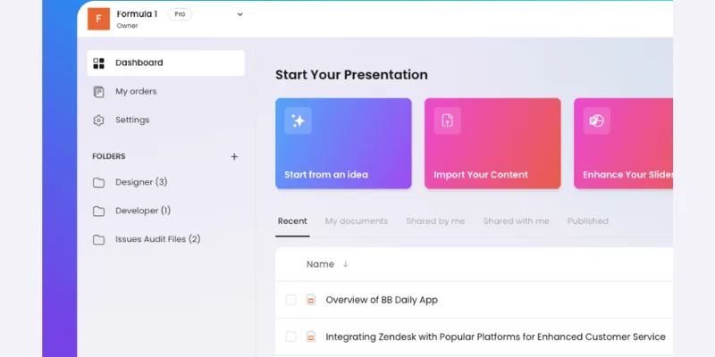  Gamma AI presentation generator inside gamma ai alternatives article