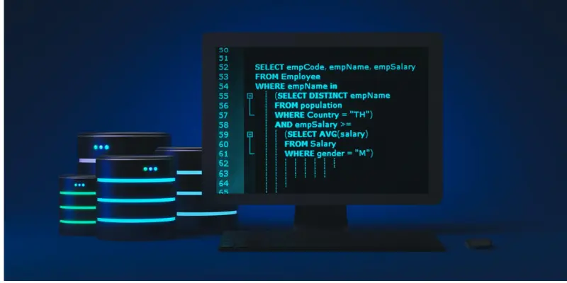 data analysis tools python r sql coding screen