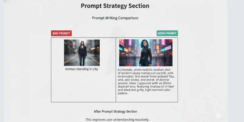 AI prompt strategy tips for better results in Seduced AI vs MotionMuse

