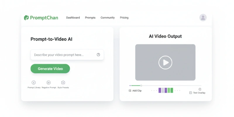 PromptChan AI interface – motionmuse ai alternatives
