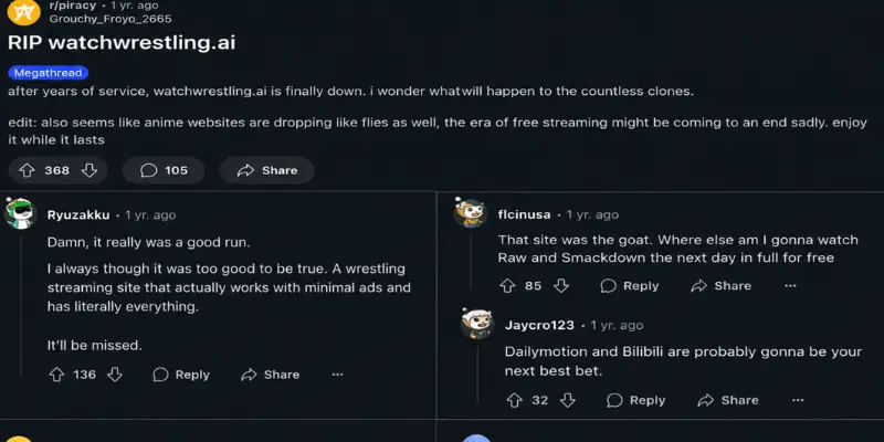 WatchWrestling AI was one of the biggest free wrestling streaming sites — until it was forcibly shut down in 2023.