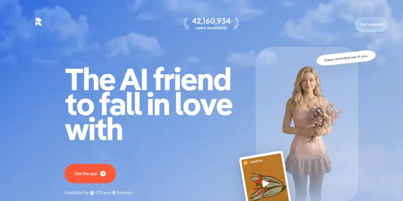 replika ai interface