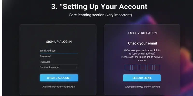  MotionMuse AI account signup and login process