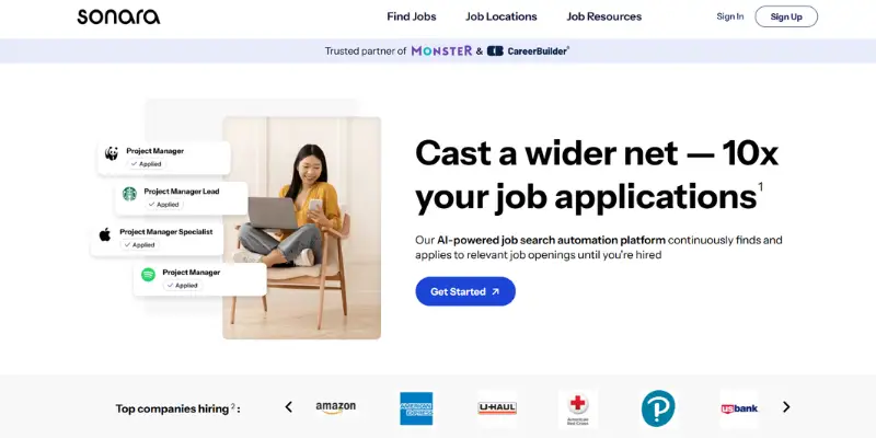 sonara ai homepage