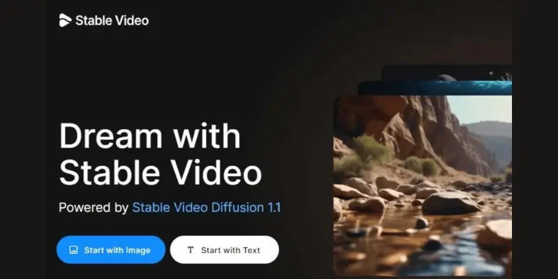  Stable Video Diffusion open-source interface, a free luma ai alternatives tool for custom video generation.