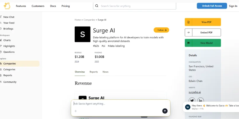 Surge AI company profile overview
