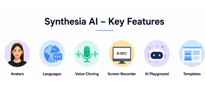 Synthesia AI key features overview