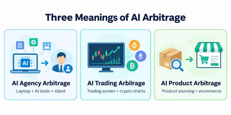 Three types of AI arbitrage agency trading and product models