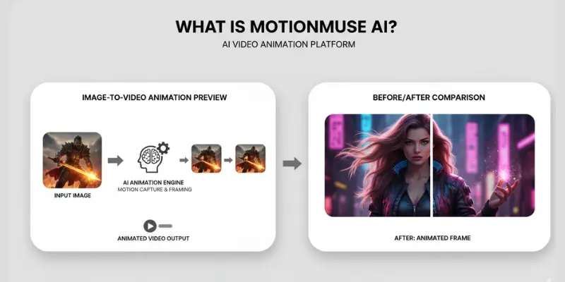 MotionMuse AI image to video animation tool