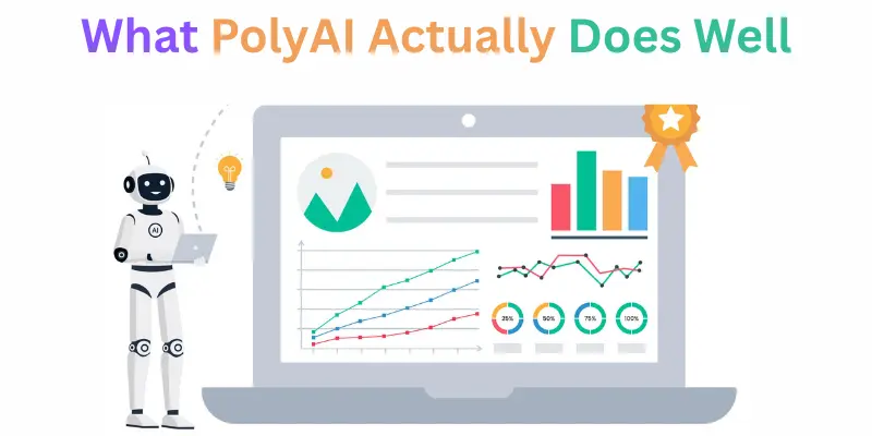 what PolyAI does well voice quality and call handling