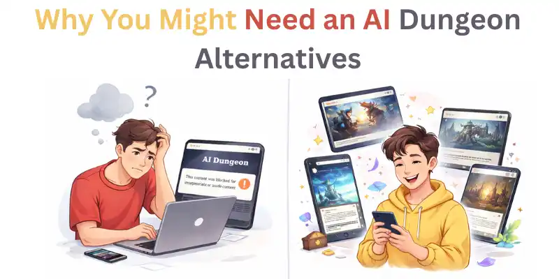 AI Dungeon alternatives vs AI Dungeon frustration