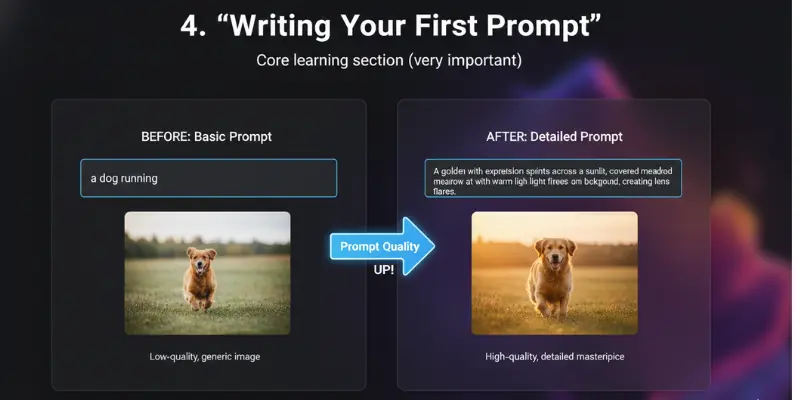  How to use MotionMuse AI prompt writing for video generation
